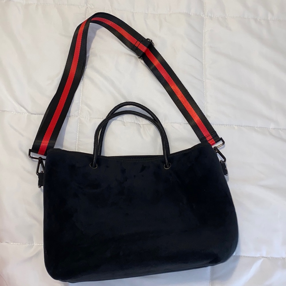 Haute Shore Black velvet bag